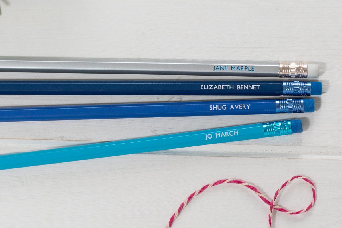 Literary Heroines Pencil Set