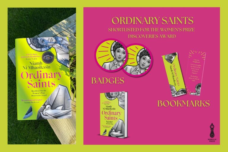Win: A signed copy of 'Ordinary Saints' plus a badge and bookmark!