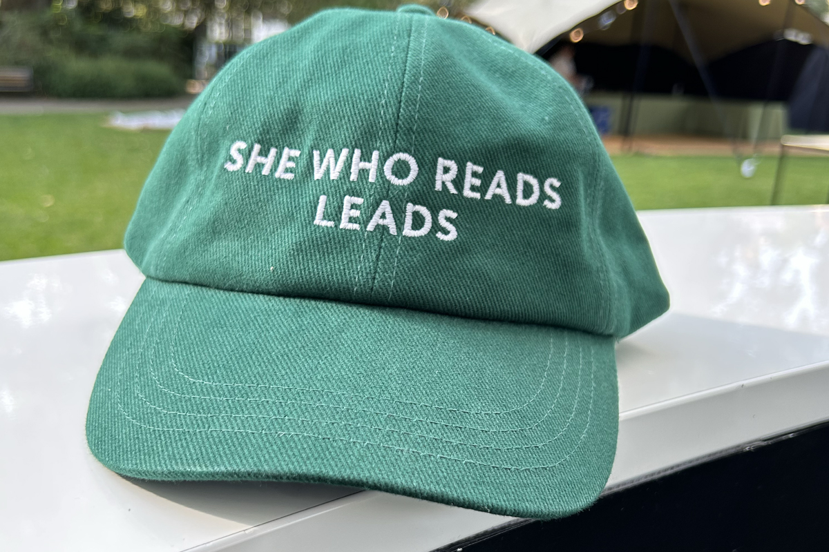She Who Reads, Leads: Baseball Caps
